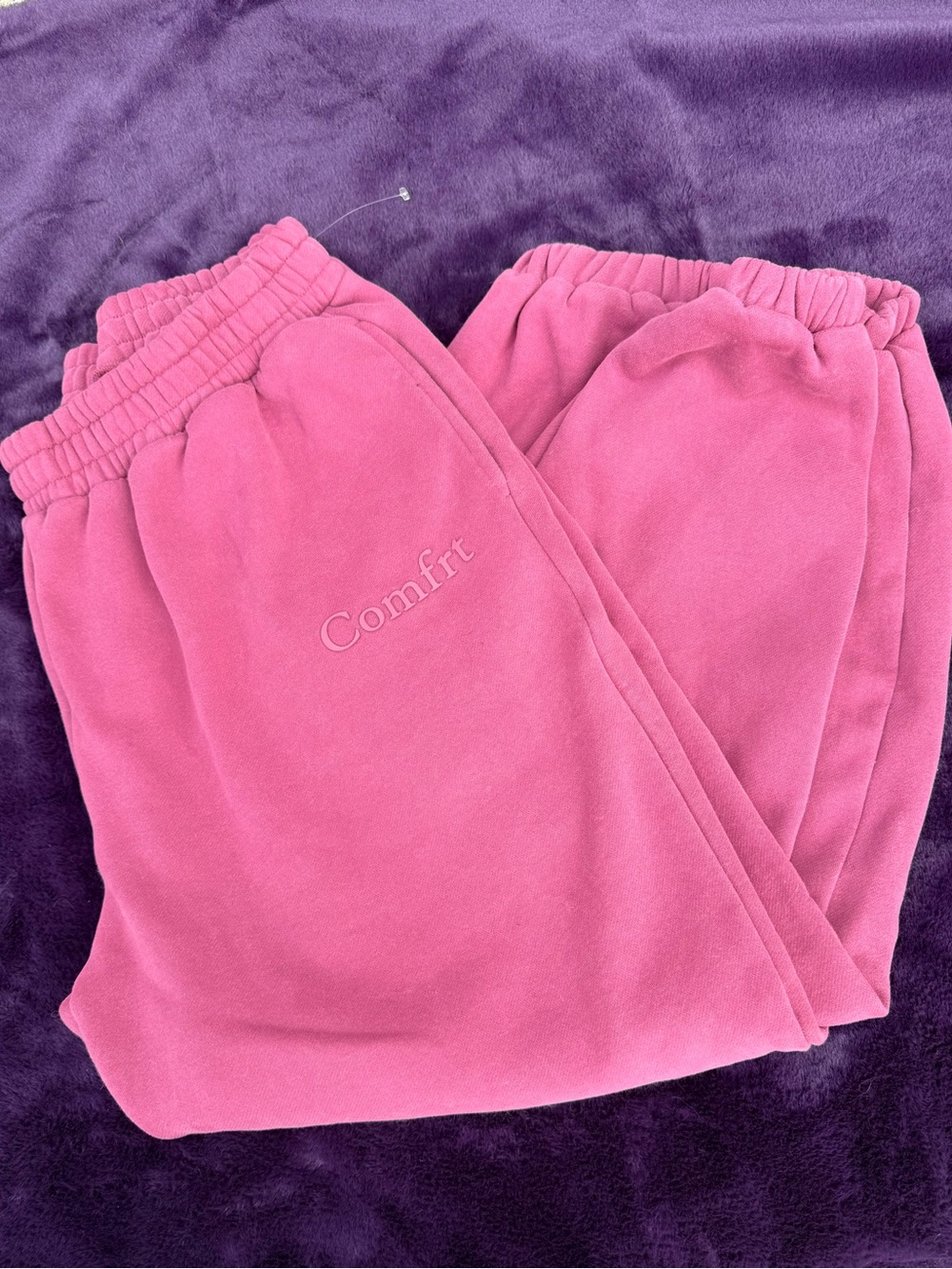 Comfrt berry joggers sweatpants